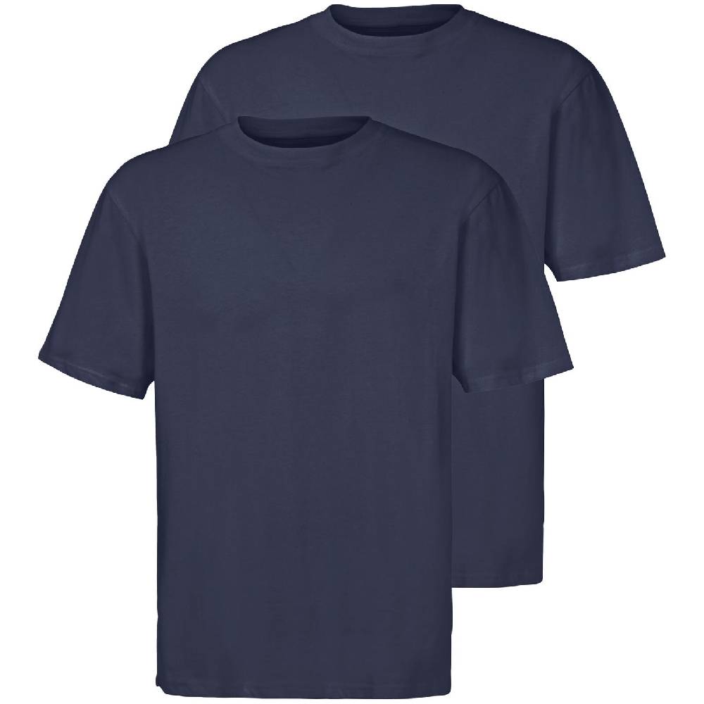 Jan Vanderstorm Doppelpack T-Shirt ERKE dunkelblau