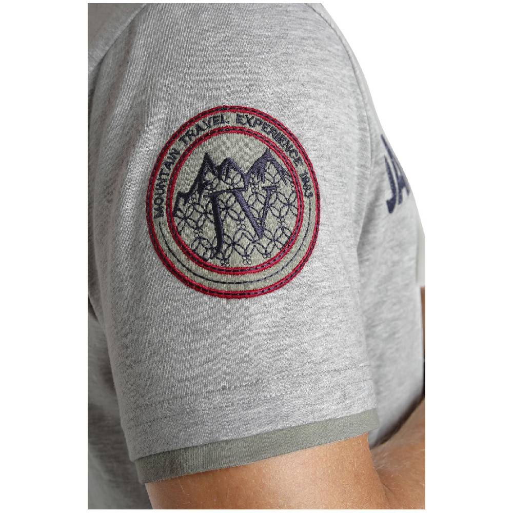Jan Vanderstorm T-Shirt SÖLVE grau Fabrikverkauf