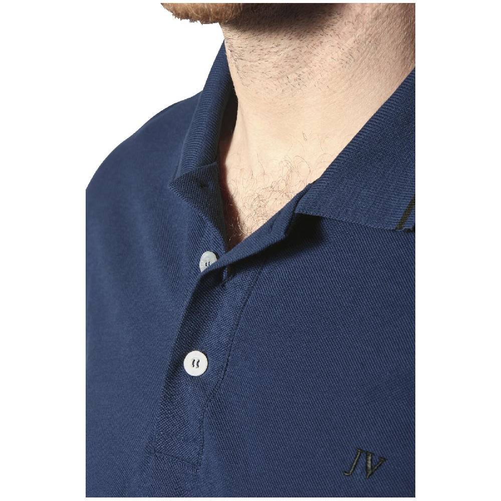 Jan Vanderstorm Langarm-Poloshirt ELLIS royal blau Meist gekauft
