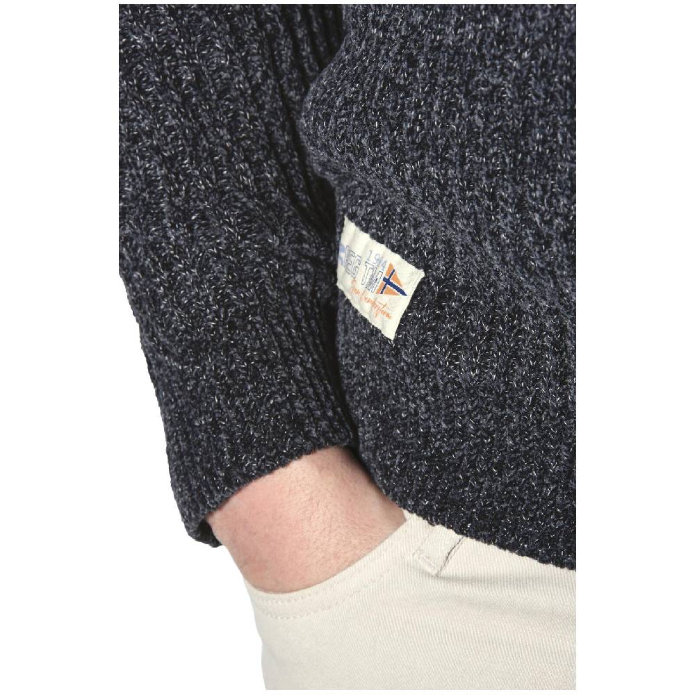 Jan Vanderstorm Pullover mit Mütze RONAI dunkelgrau melange Auslauf