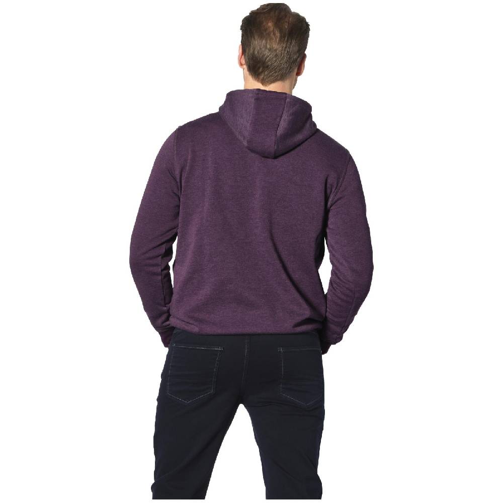 Jan Vanderstorm Sweatshirt BLANKARD dunkelrot melange Blitzverkäufe