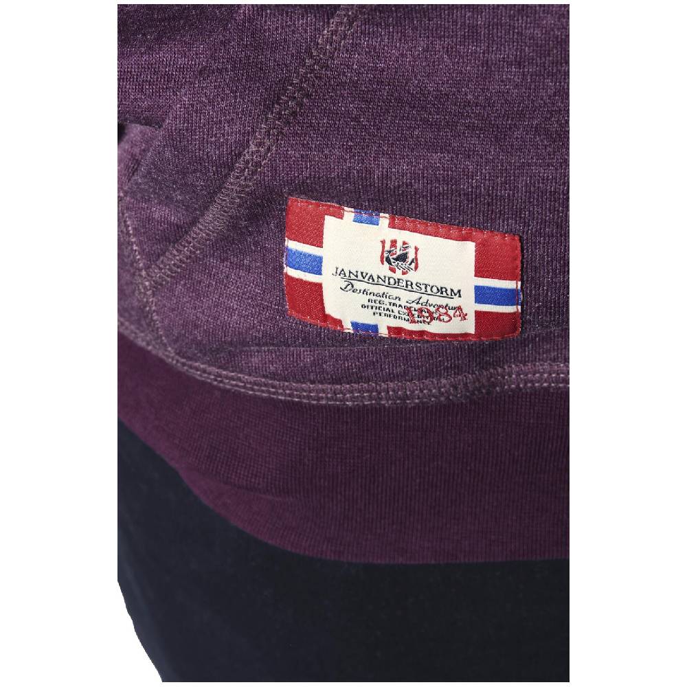 Jan Vanderstorm Sweatshirt BLANKARD dunkelrot melange Blitzverkäufe