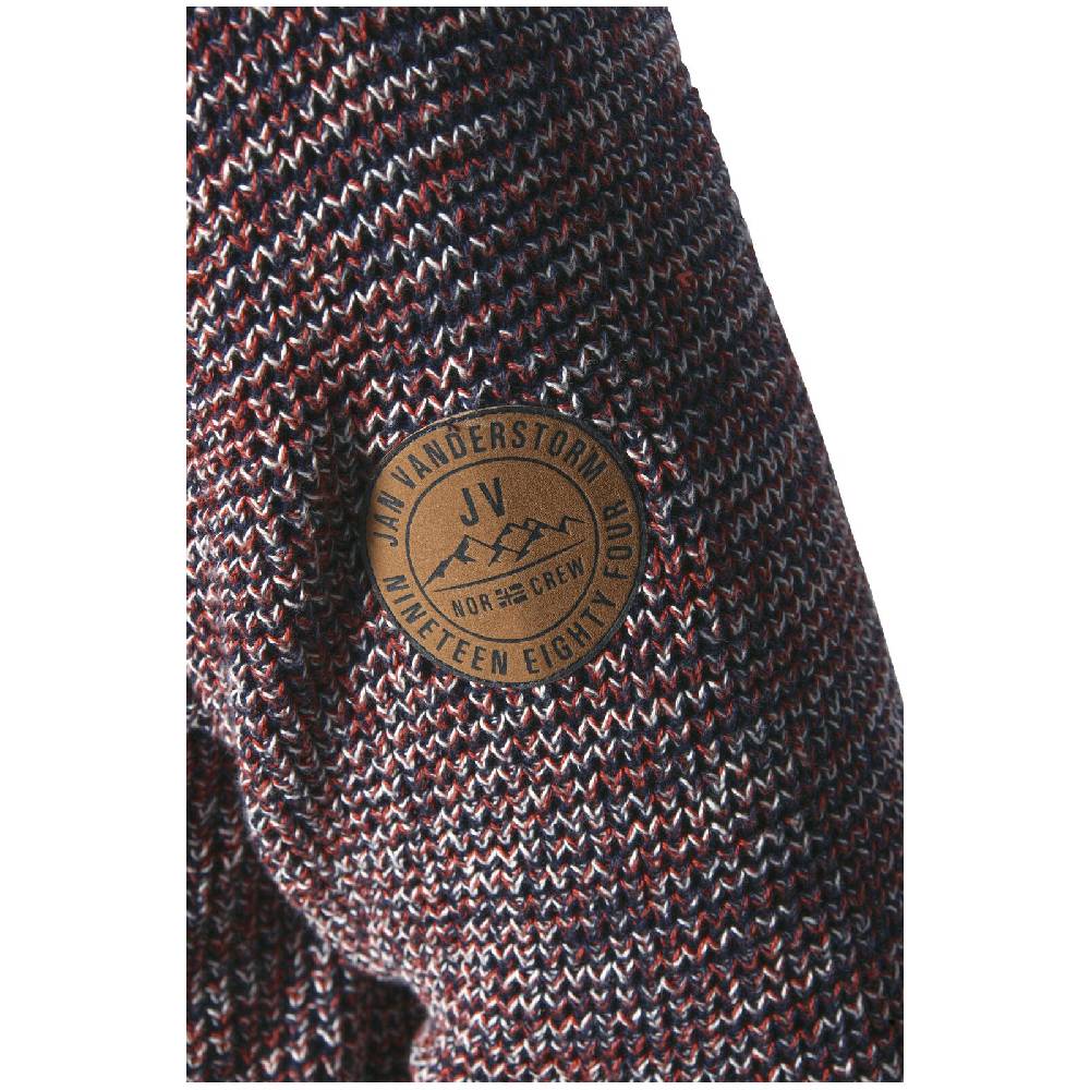 Jan Vanderstorm Pullover LARNO dunkelrot melange Auslauf