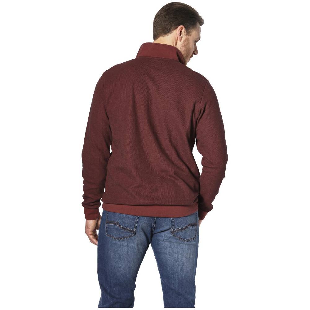 Jan Vanderstorm Sweatshirt MARKWARD dunkelrot Verkauf