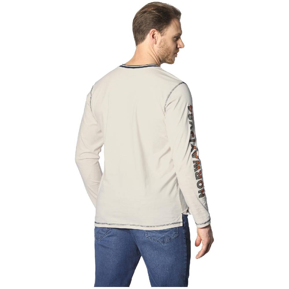 Jan Vanderstorm Langarmshirt RAGNHILD wollweiß Auslauf