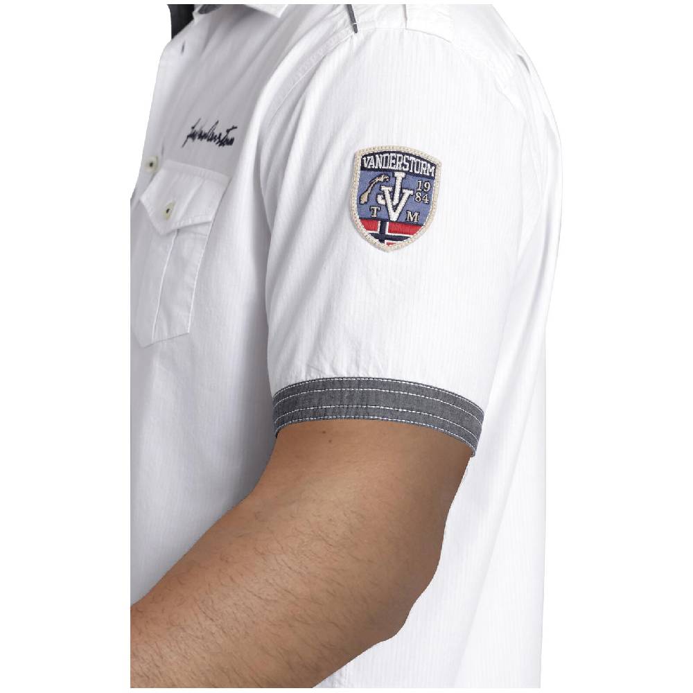 Jan Vanderstorm Kurzarmhemd SKIRNIR weiß Hotsell