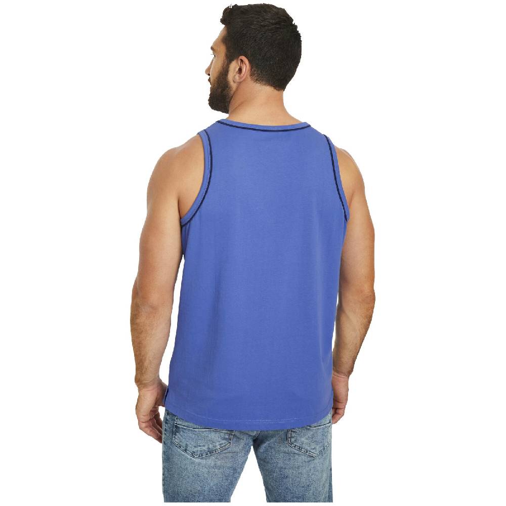 Jan Vanderstorm Doppelpack Tanktop TIDEMAN wollweiß blau Günstiger Verkauf