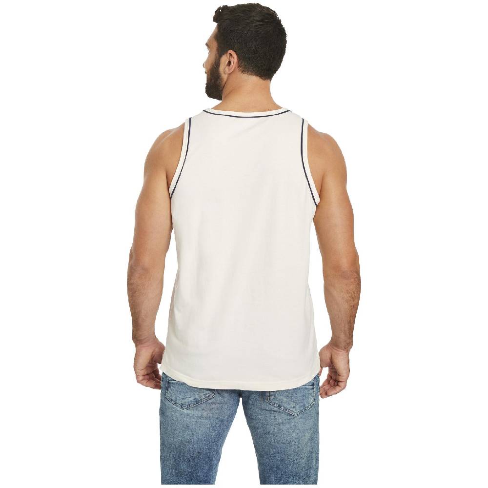 Jan Vanderstorm Doppelpack Tanktop TIDEMAN wollweiß blau Günstiger Verkauf