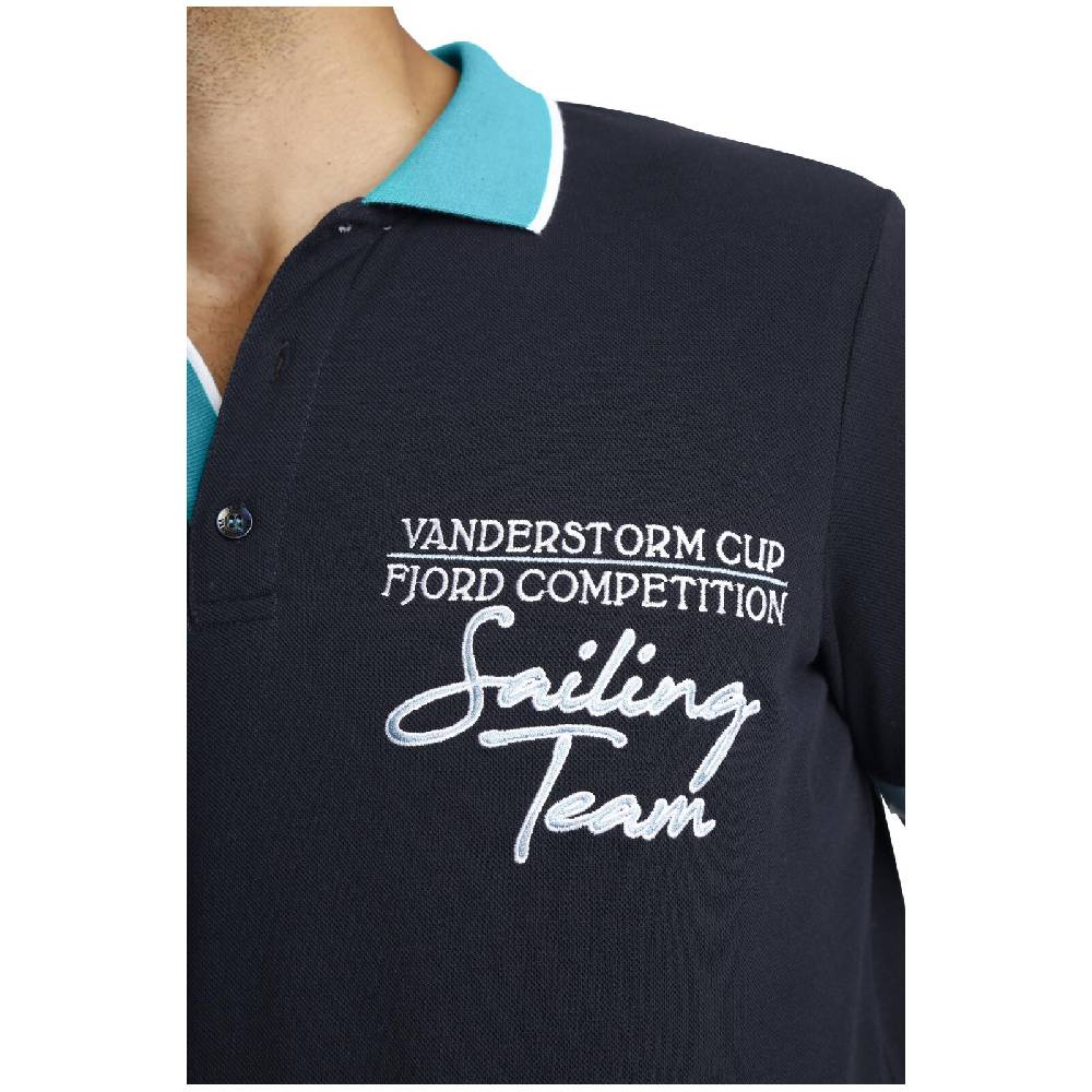 Jan Vanderstorm Poloshirt IWAR dunkelblau Outlet