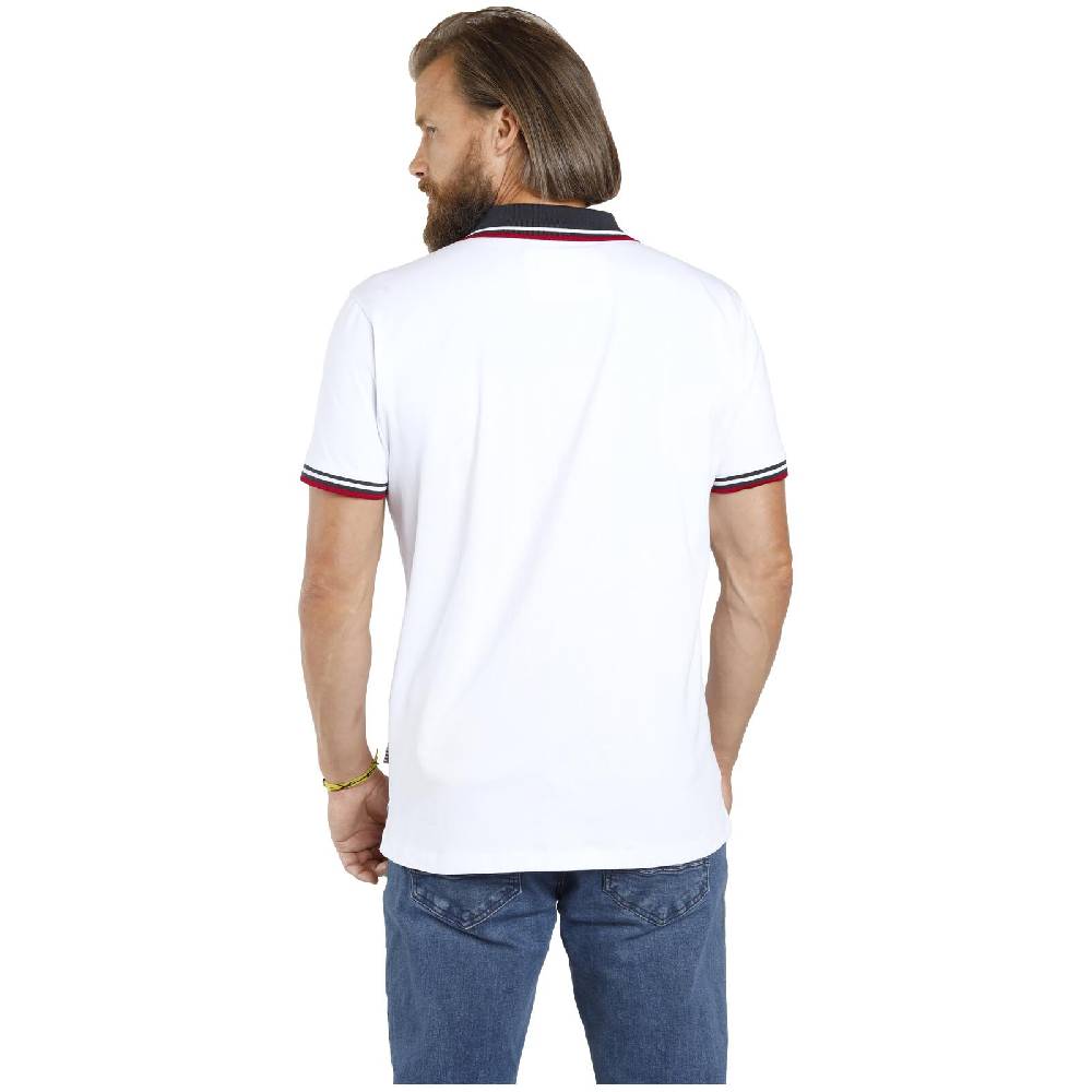 Jan Vanderstorm Doppelpack Poloshirt JOHAN weiß dunkelblau Auslauf