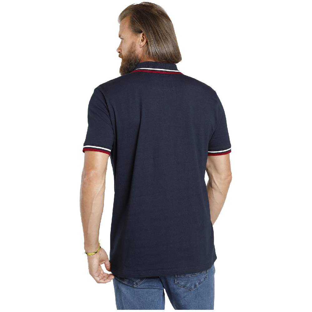 Jan Vanderstorm Doppelpack Poloshirt JOHAN weiß dunkelblau Auslauf