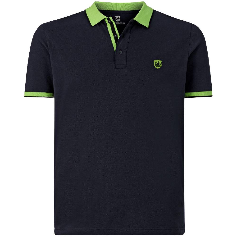 Jan Vanderstorm Poloshirt LAVRANS schwarz grün