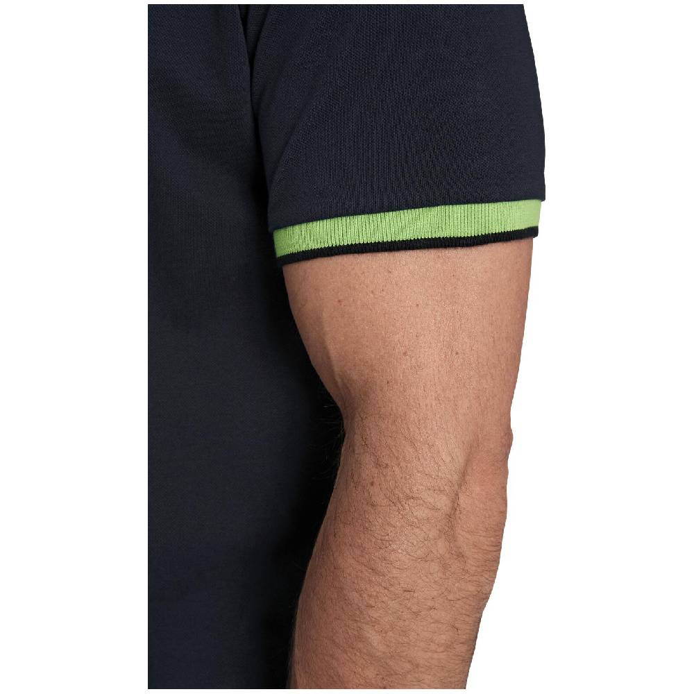 Jan Vanderstorm Poloshirt LAVRANS schwarz grün Verkauf