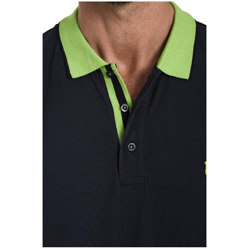 Jan Vanderstorm Poloshirt LAVRANS schwarz grün Verkauf