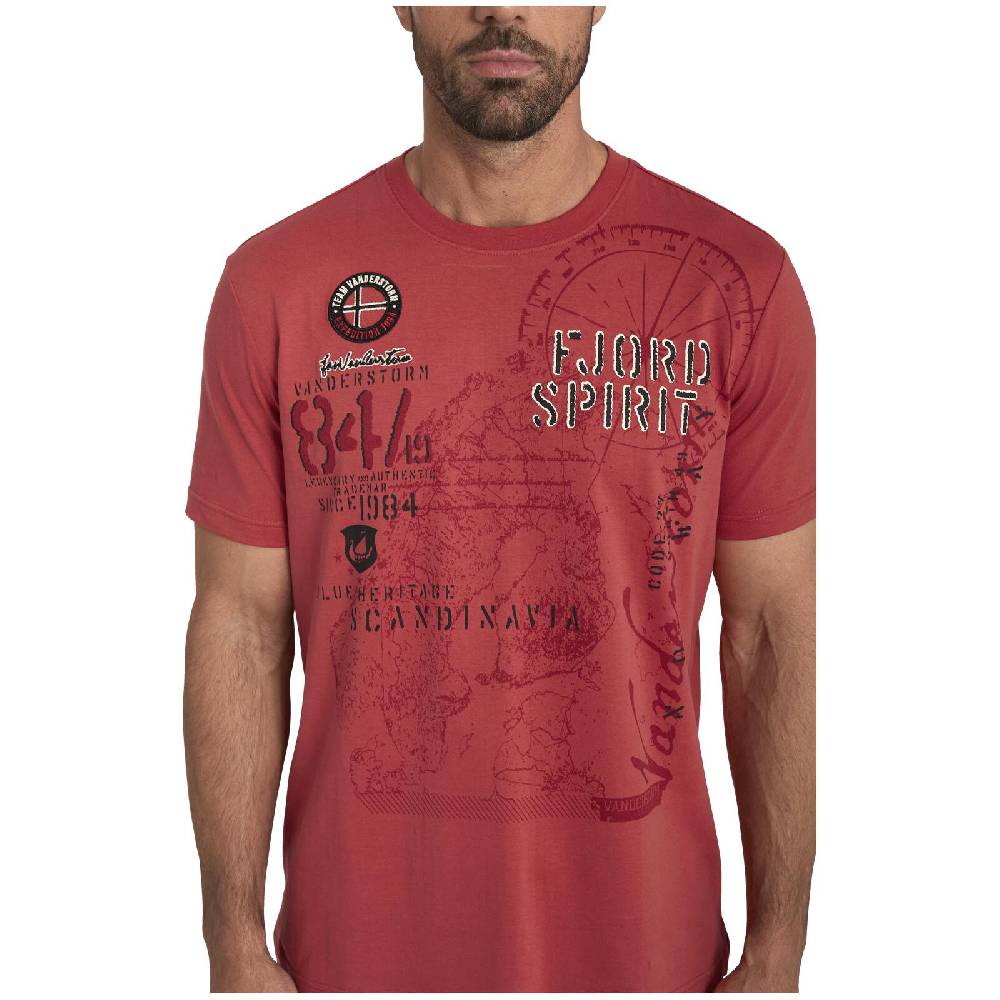 Jan Vanderstorm T-Shirt DOMINIK rot Angebote