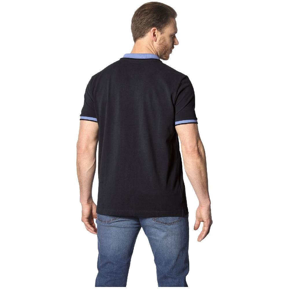 Jan Vanderstorm Poloshirt LAVRANS schwarz hellblau Hotsell