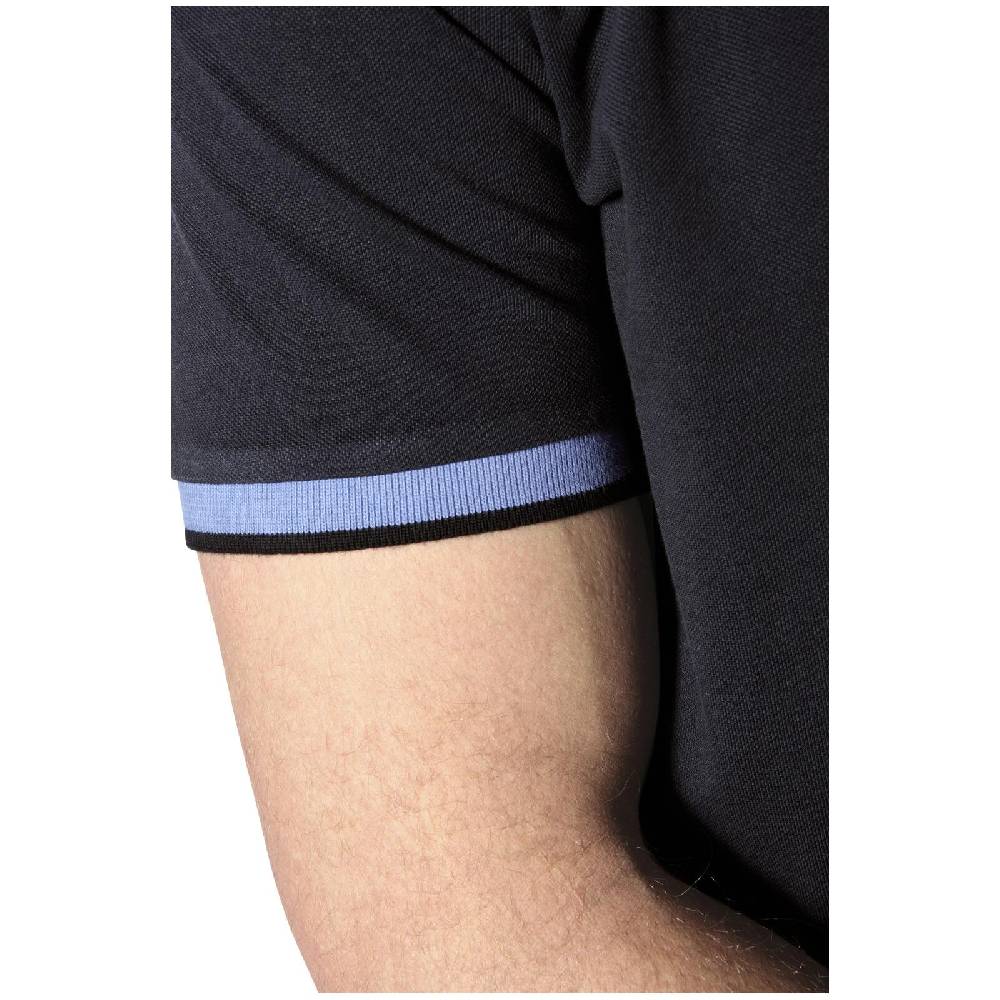 Jan Vanderstorm Poloshirt LAVRANS schwarz hellblau Hotsell