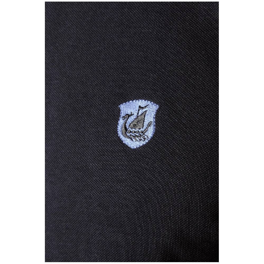 Jan Vanderstorm Poloshirt LAVRANS schwarz hellblau Hotsell