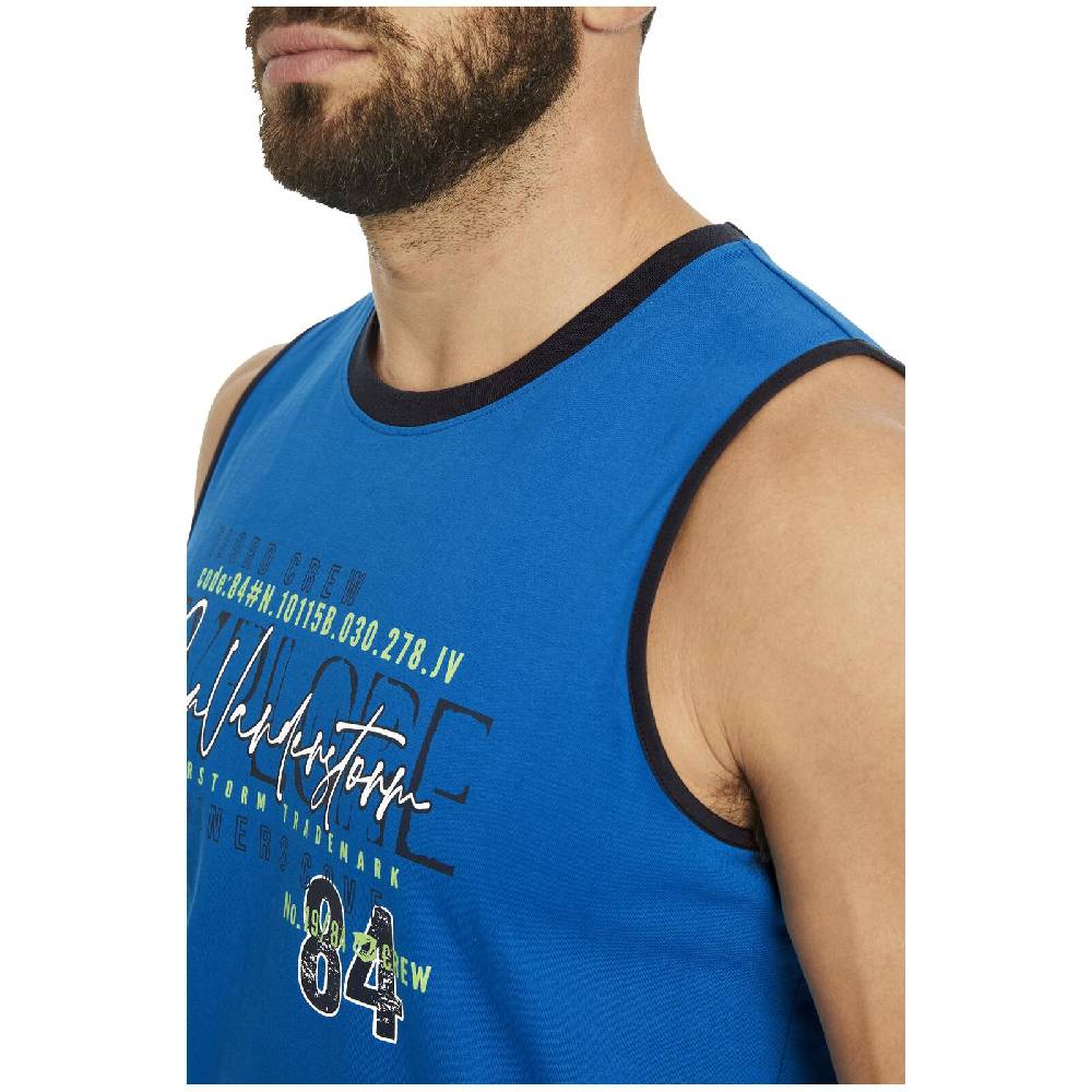 Jan Vanderstorm Tanktop FRODEWIN royal blau Fabrikverkauf
