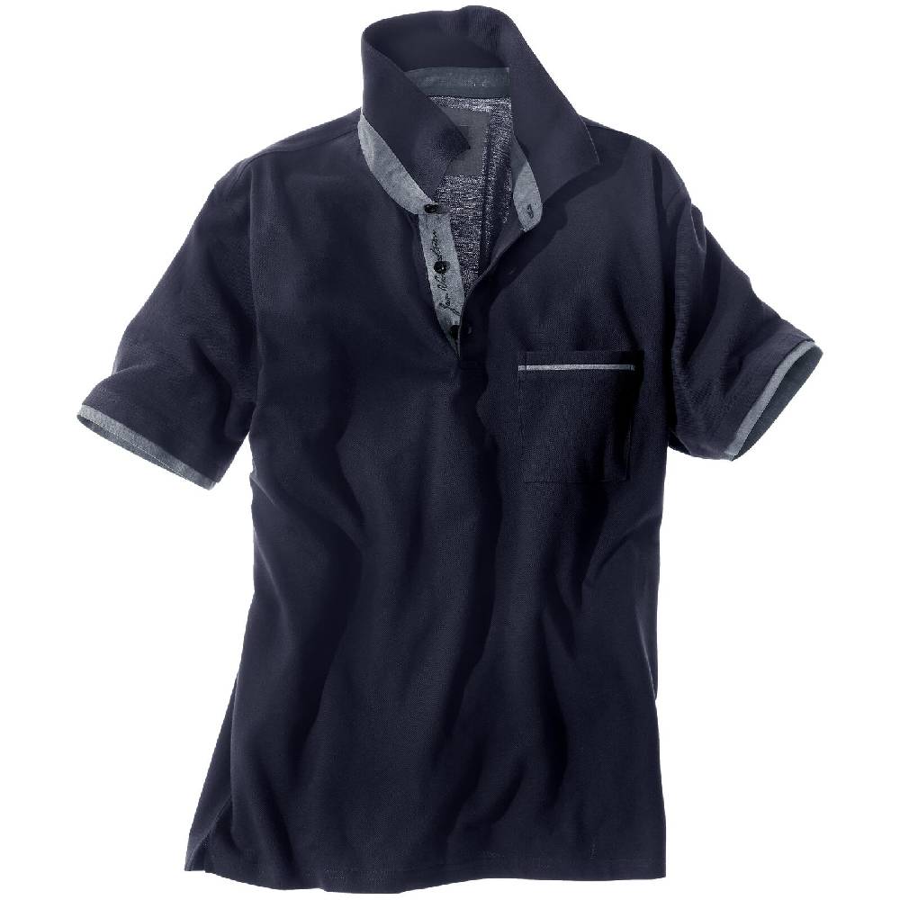 Jan Vanderstorm Poloshirt MELKER dunkelblau Verkauf