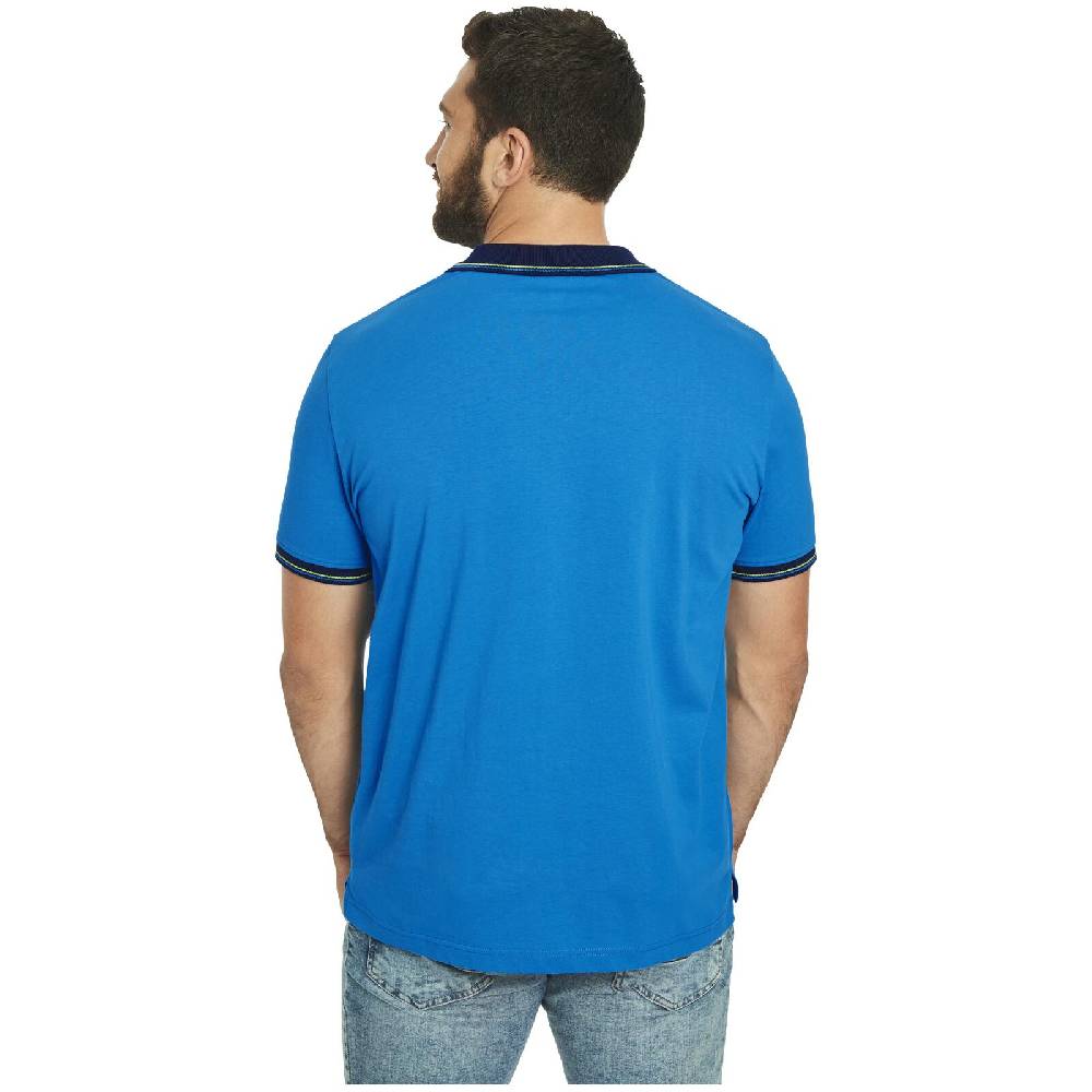 Jan Vanderstorm Poloshirt TOTTE royal blau im Angebot