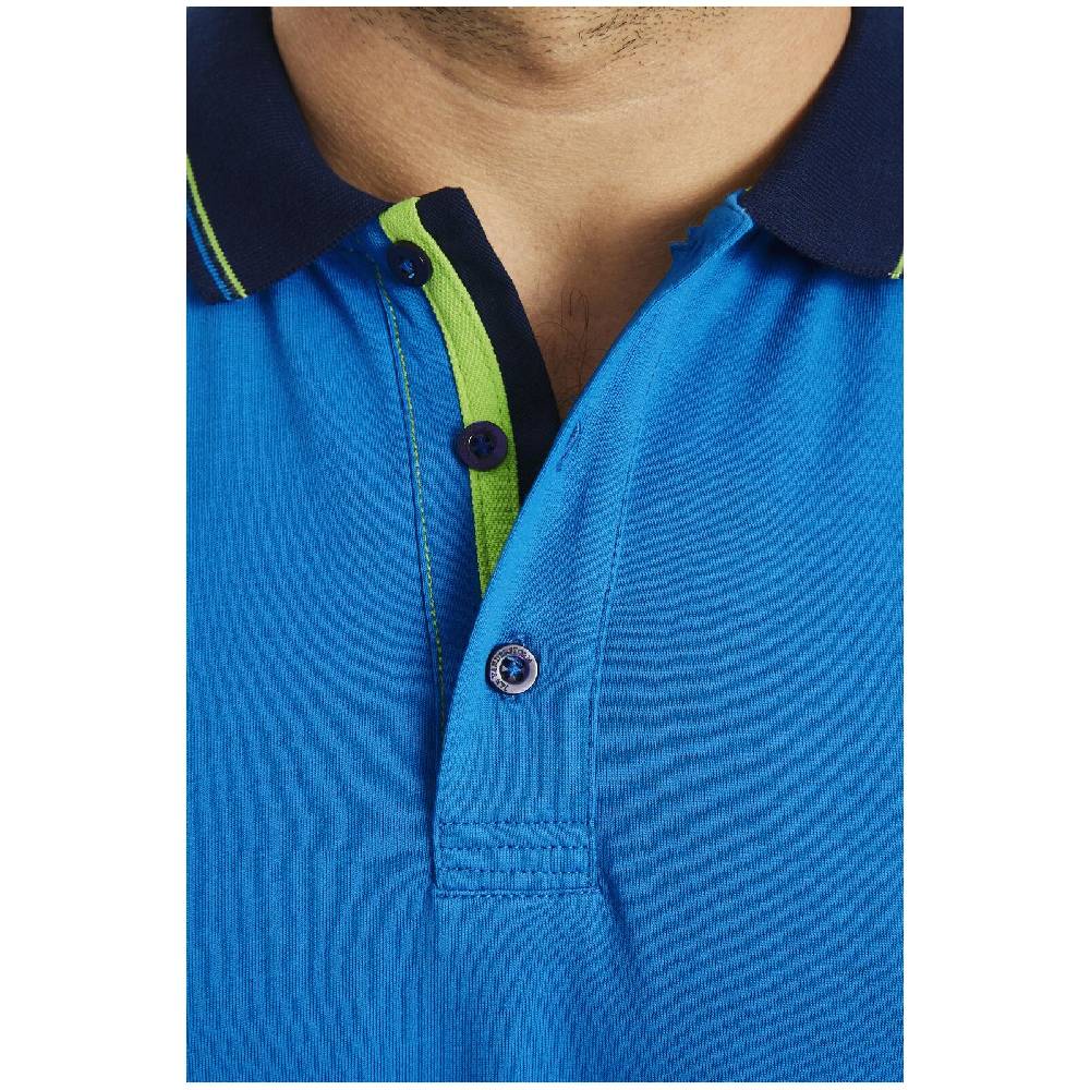 Jan Vanderstorm Poloshirt TOTTE royal blau im Angebot