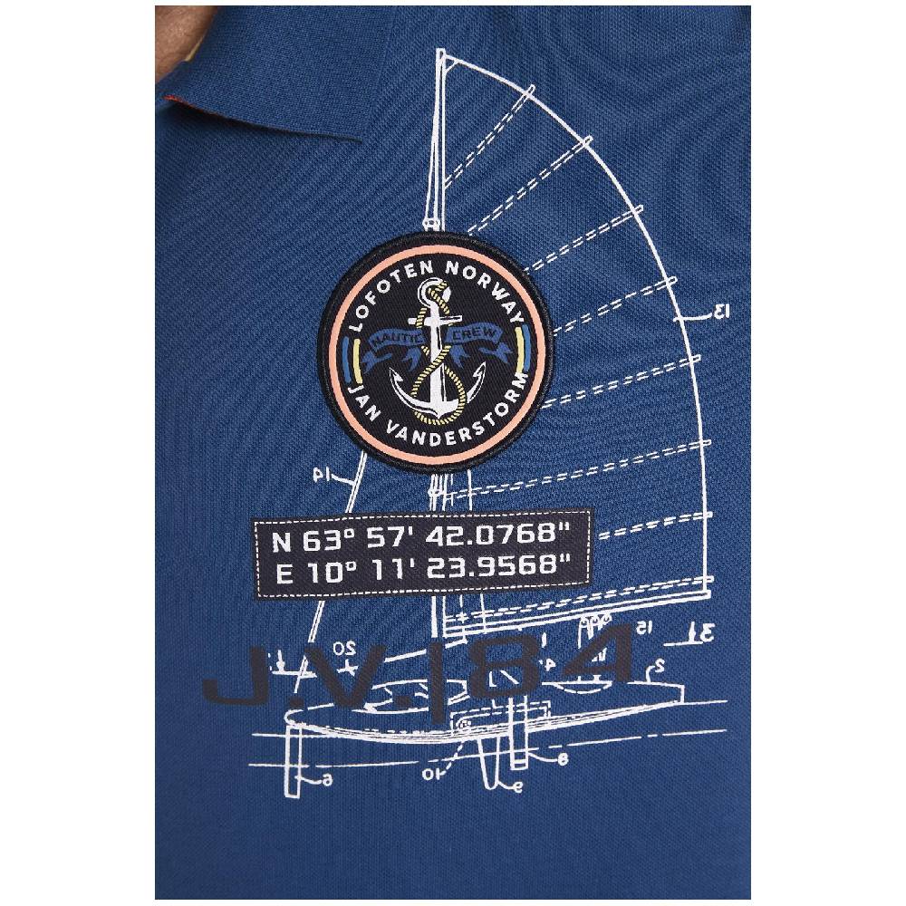 Jan Vanderstorm Poloshirt NICCO royal blau Meist gekauft