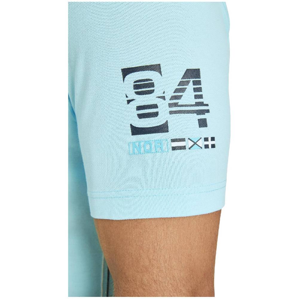 Jan Vanderstorm Poloshirt JERKER türkis im Angebot