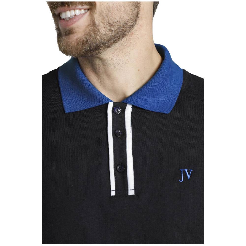Jan Vanderstorm Poloshirt ISFRIED schwarz Schlussverkauf