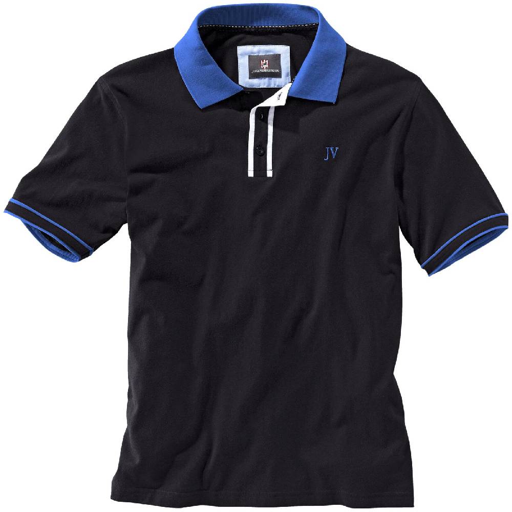Jan Vanderstorm Poloshirt ISFRIED schwarz Schlussverkauf