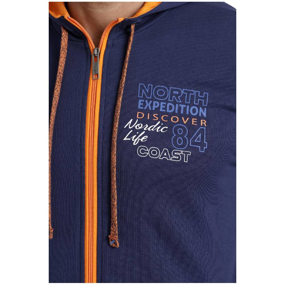 Jan Vanderstorm Sweatjacke RODERICH dunkelblau Meist gekauft