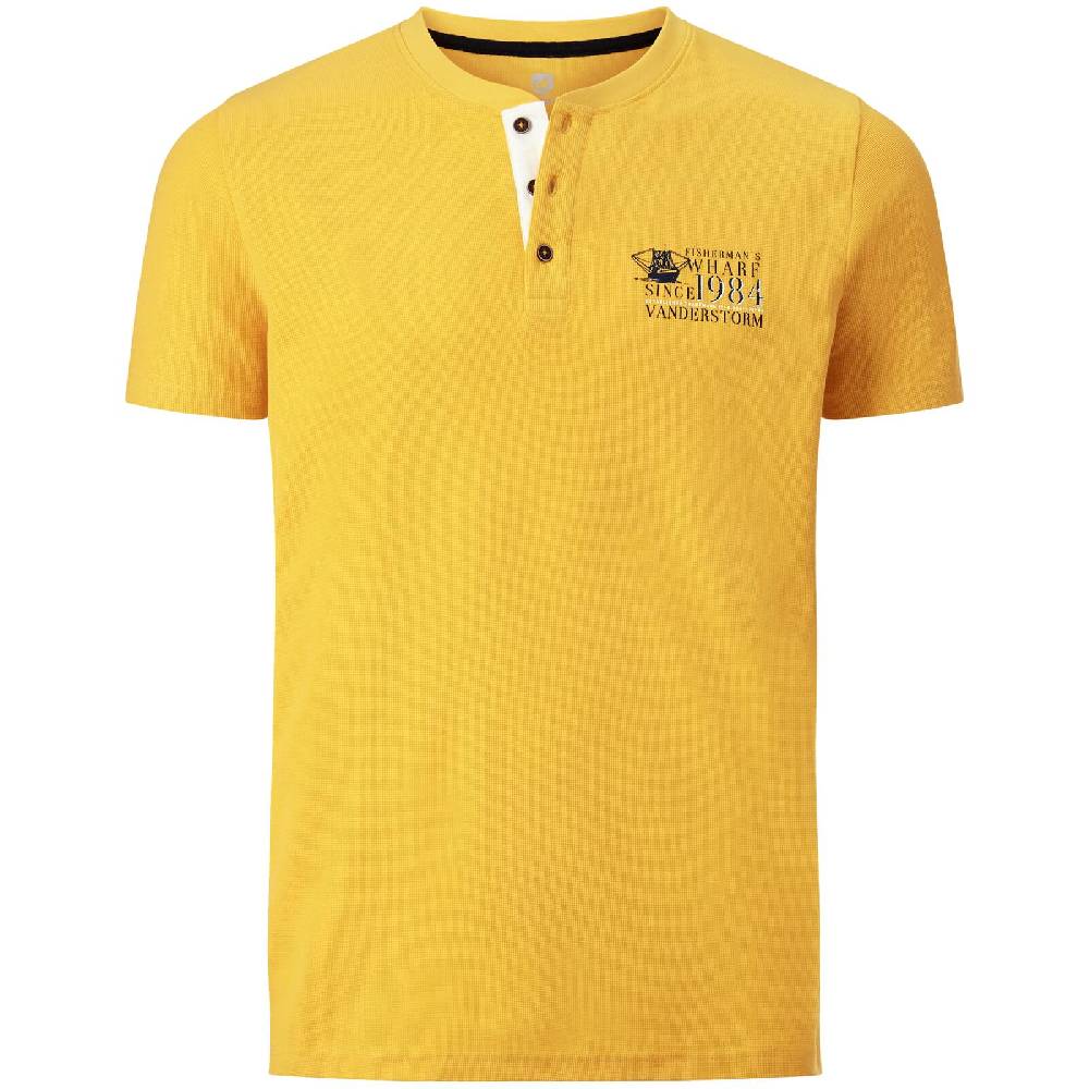 Jan Vanderstorm T-Shirt ERENGISL gelb