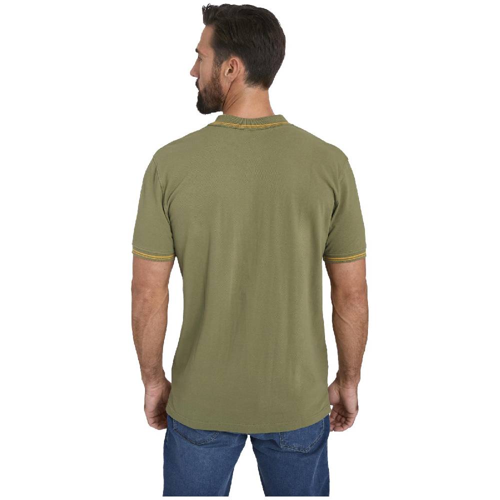 Jan Vanderstorm Doppelpack Poloshirt BERAU wollweiß khaki Meist gekauft