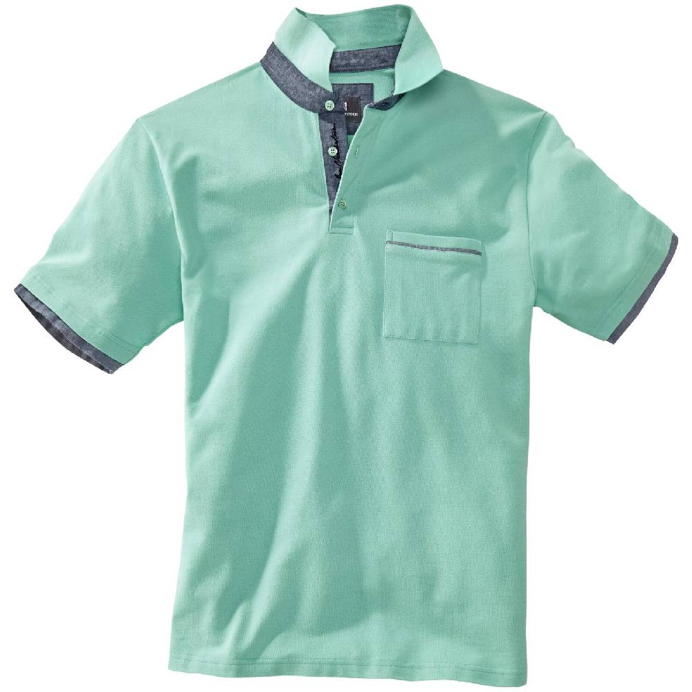 Jan Vanderstorm Poloshirt MELKER türkis Outlet