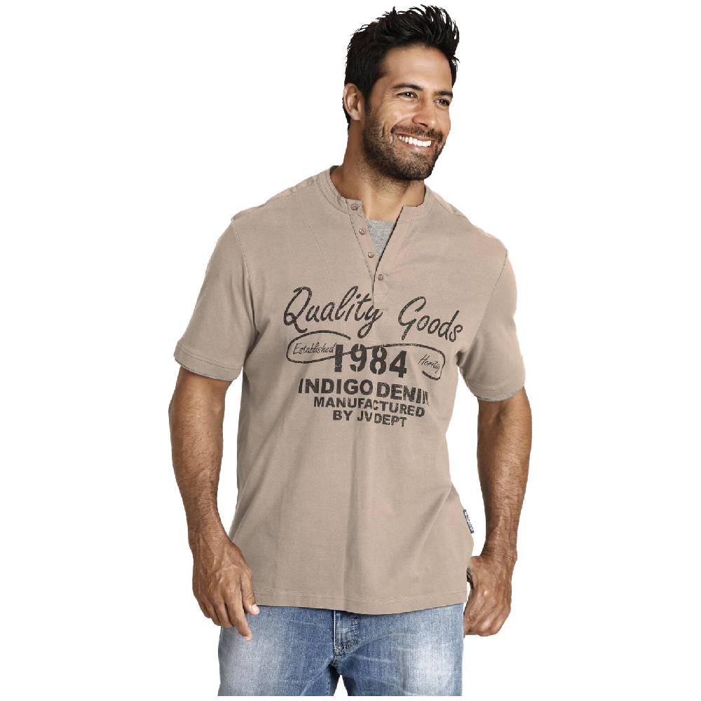 Jan Vanderstorm T-Shirt NANTE beige Auslauf