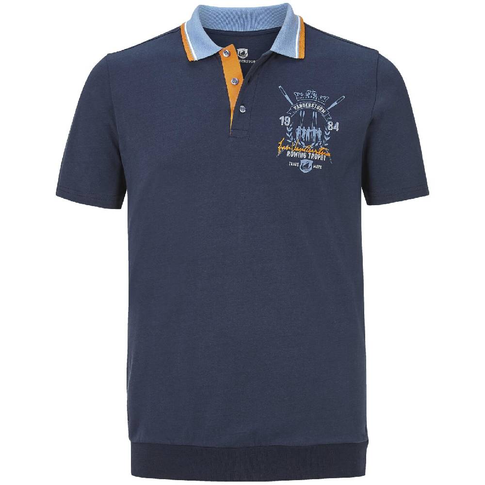 Jan Vanderstorm Poloshirt ORVAR dunkelblau