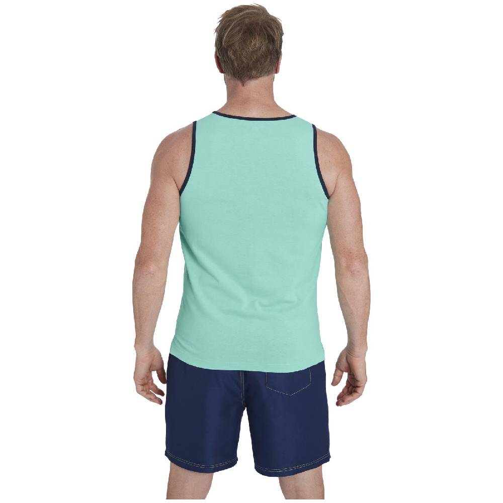 Jan Vanderstorm Doppelpack Tanktop SAKARI gelb mint Günstiger Verkauf