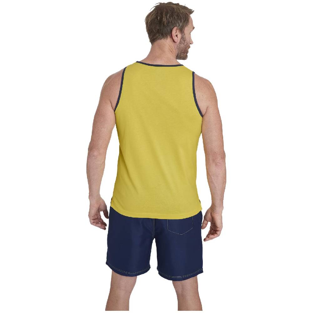 Jan Vanderstorm Doppelpack Tanktop SAKARI gelb mint Günstiger Verkauf