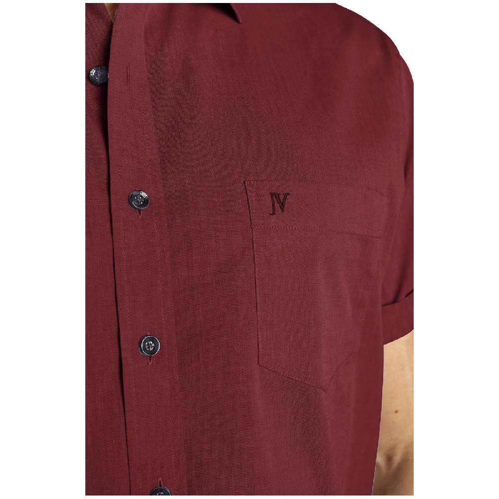 Jan Vanderstorm Doppelpack Hemd EVIN weiß rot Outlet