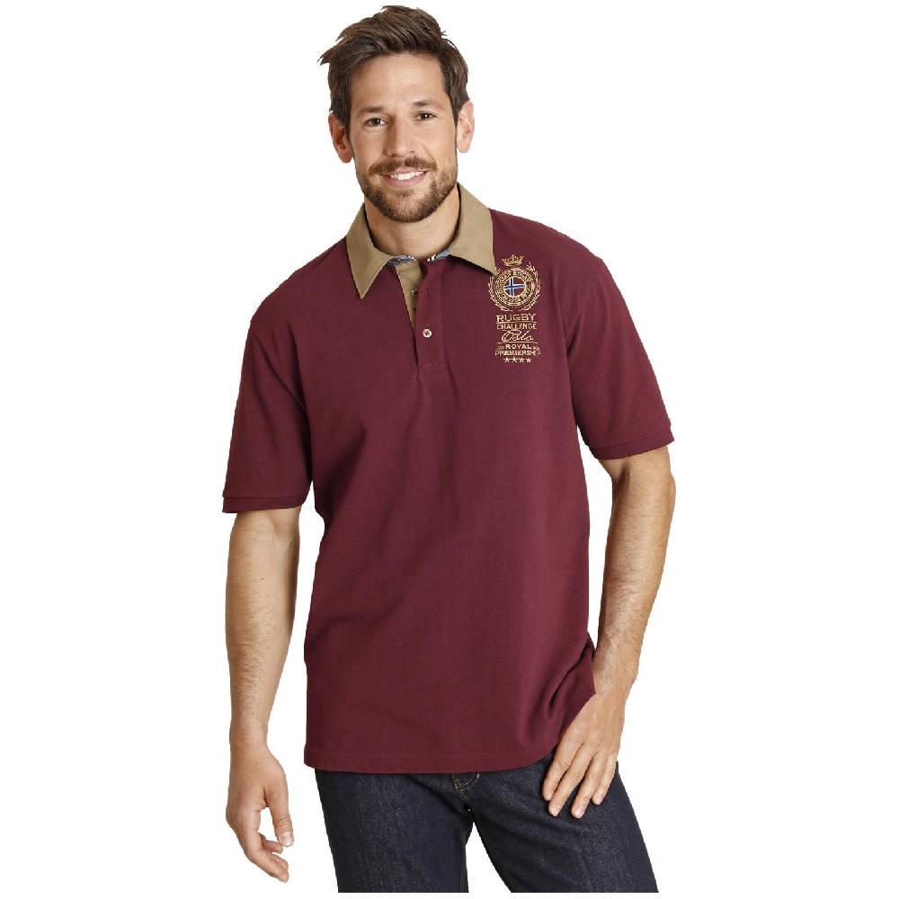 Jan Vanderstorm Poloshirt JOAKIM dunkelrot Auslauf