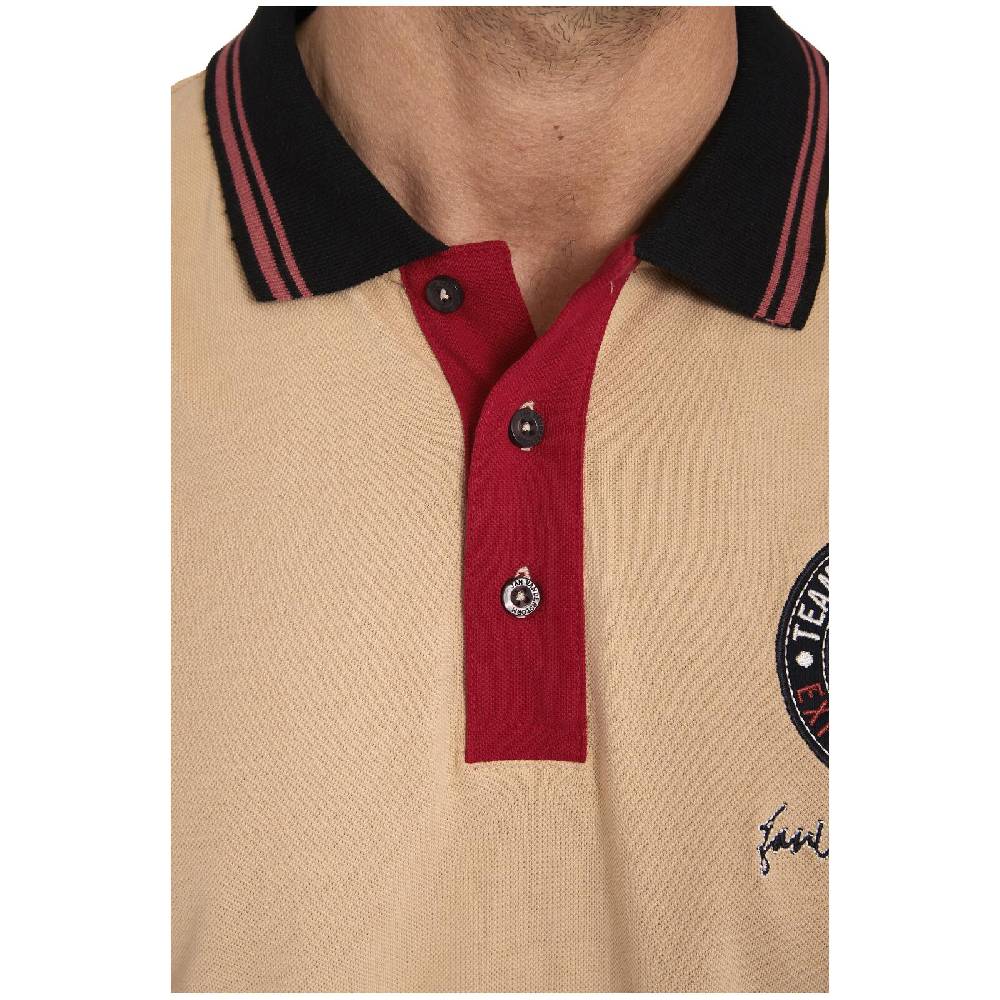 Jan Vanderstorm Poloshirt JONFRID beige Schlussverkauf
