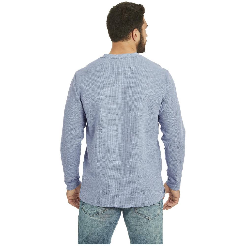 Jan Vanderstorm Sweatshirt REGINALD hellblau melange Günstiger Verkauf