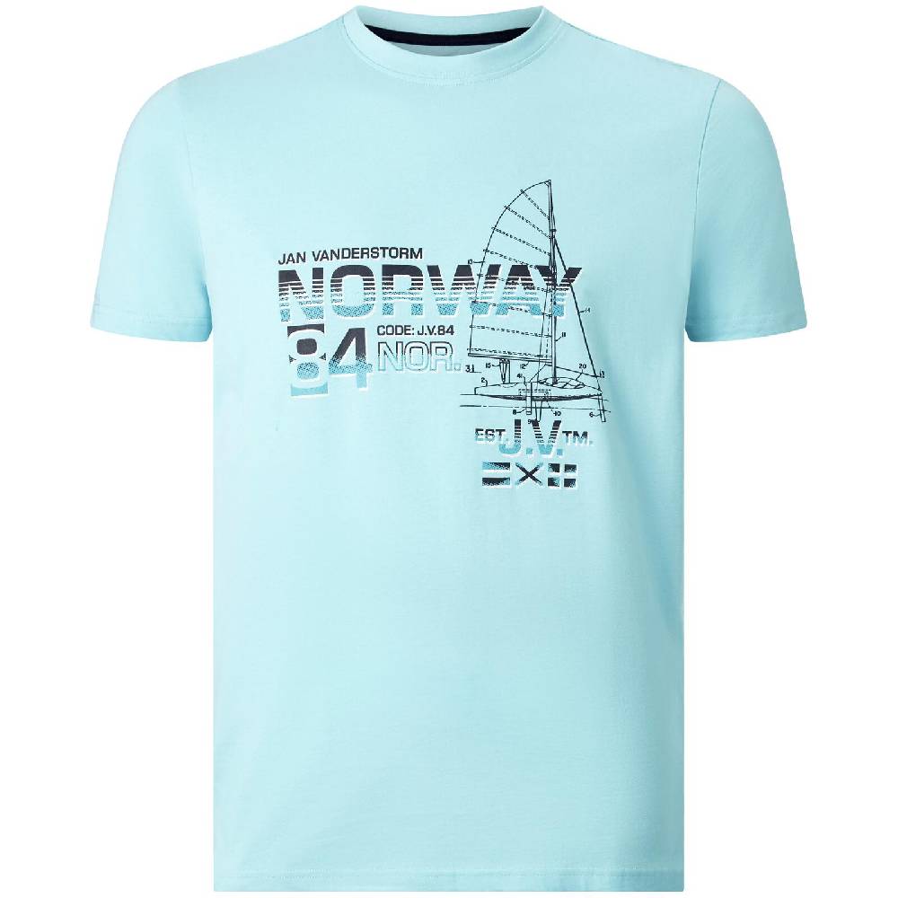 Jan Vanderstorm T-Shirt EILI türkis