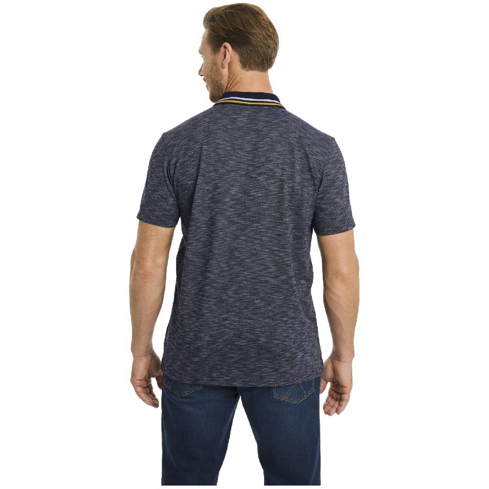 Jan Vanderstorm Poloshirt IBENHARD dunkelblau melange Outlet