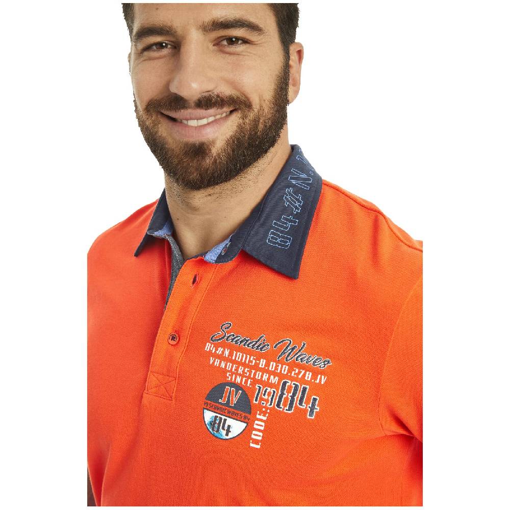 Jan Vanderstorm Poloshirt KODEWIN orange Verkauf