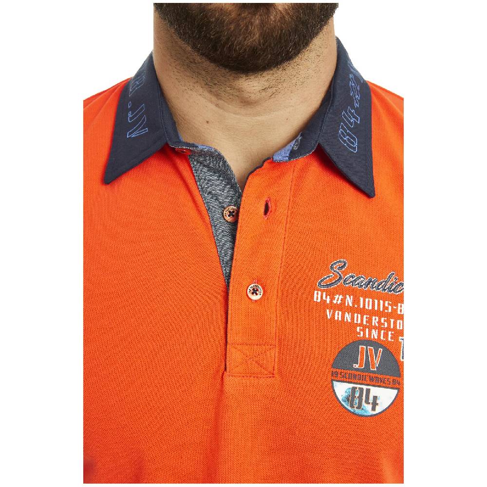 Jan Vanderstorm Poloshirt KODEWIN orange Verkauf