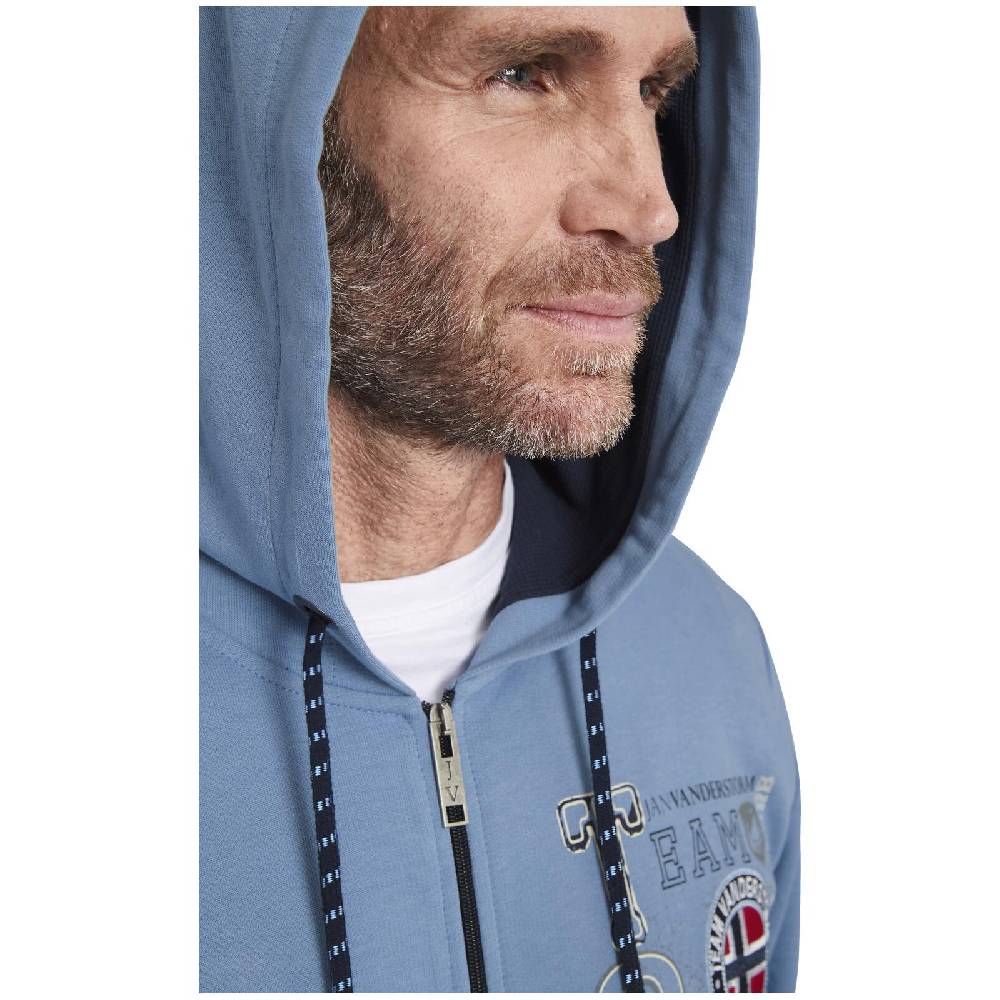 Jan Vanderstorm Sweatjacke HOLVAST blau Hotsell