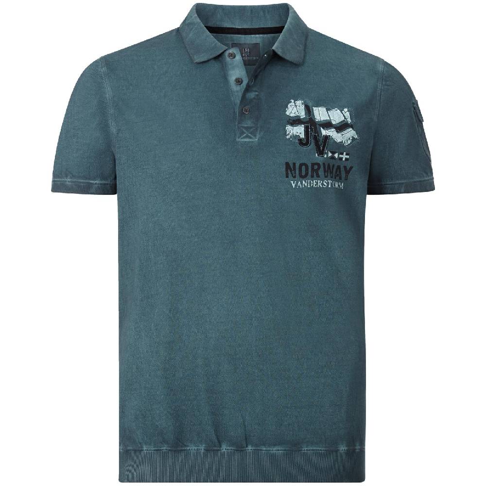 Jan Vanderstorm Poloshirt ALSING petrol
