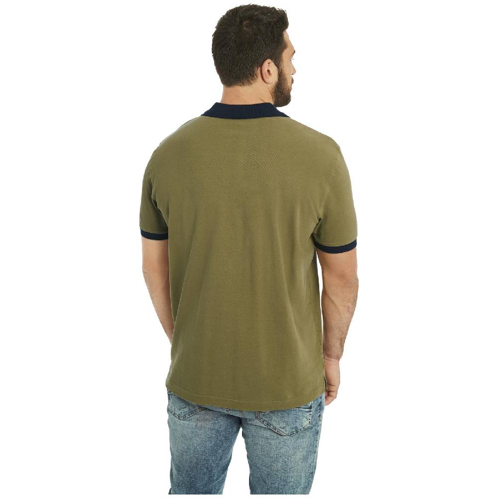 Jan Vanderstorm Doppelpack Poloshirt ELJAR wollweiß oliv Versandkostenfrei