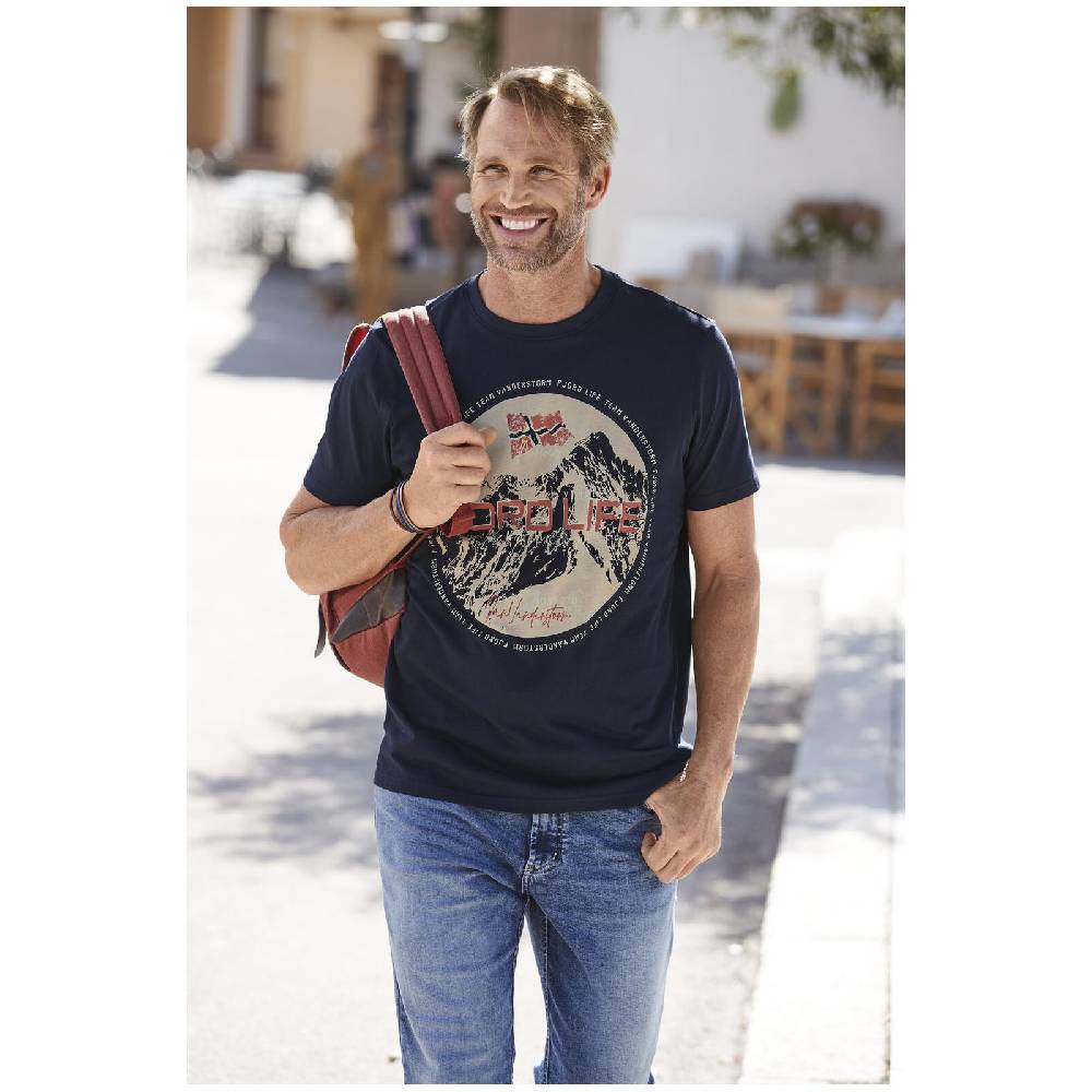 Jan Vanderstorm T-Shirt BENYAMIN dunkelblau Online